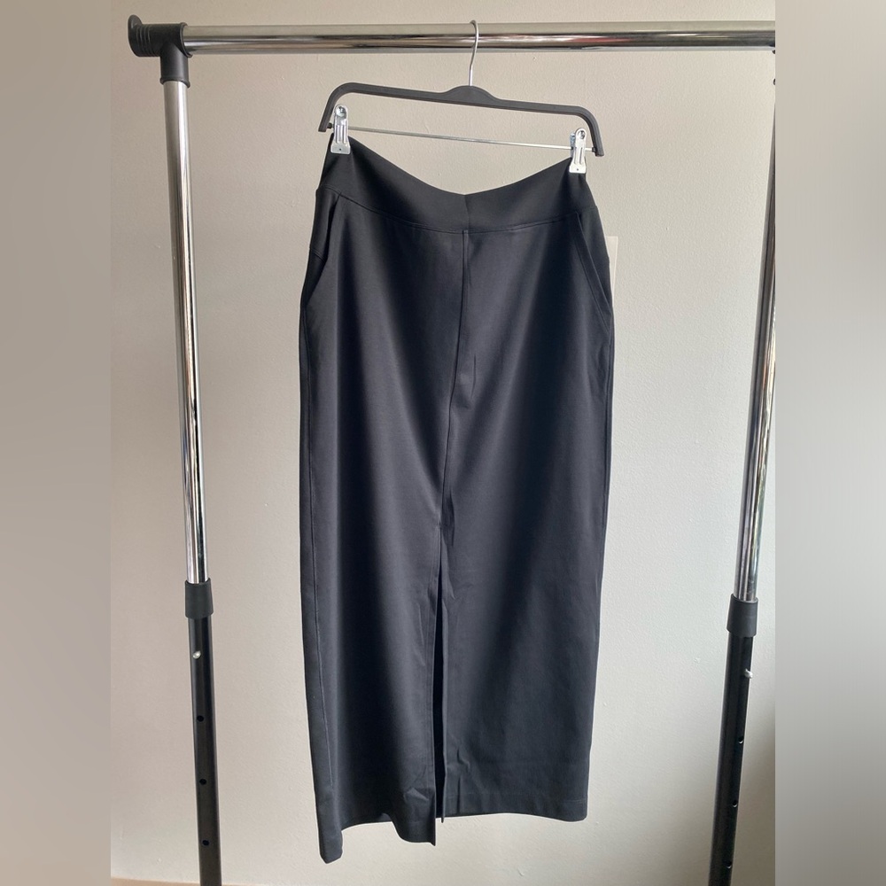NWT $88 Lululemon Pique Maxi Skirt Black Size 10
